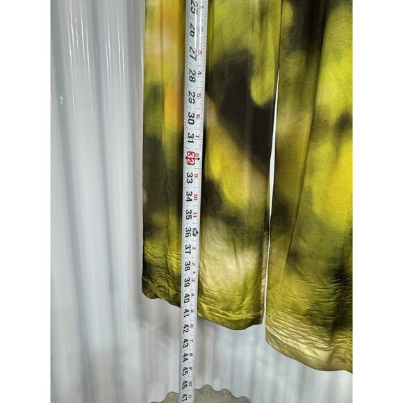 Bryn Walker Wide Leg Flood Pants Size Small Cross-Dye Iridescent Linen Pockets - Picture 6 of 6